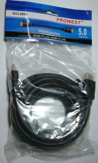 DCL5001-5.0м Кабель шт.HDMI-шт.HDMI,5.0m,OD5.2 PROWEST