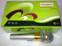 DM-2000A Мікрофон  PROWEST динамічний металічний з вимикачем + кабель