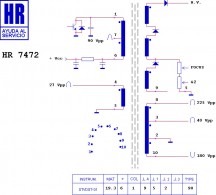 HR7472  Строчный трансформатор ТДКС